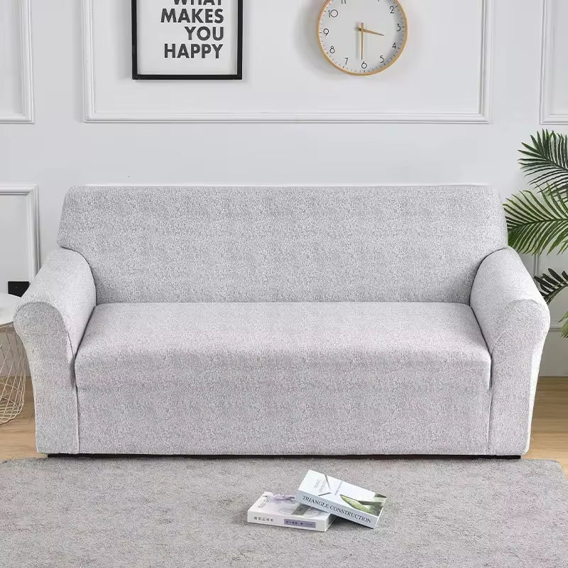 Flower Printed Elastic Sofa Cover - Antidirt Spandex Furniture Protector for Bedroom, Office, and Living Room Decor