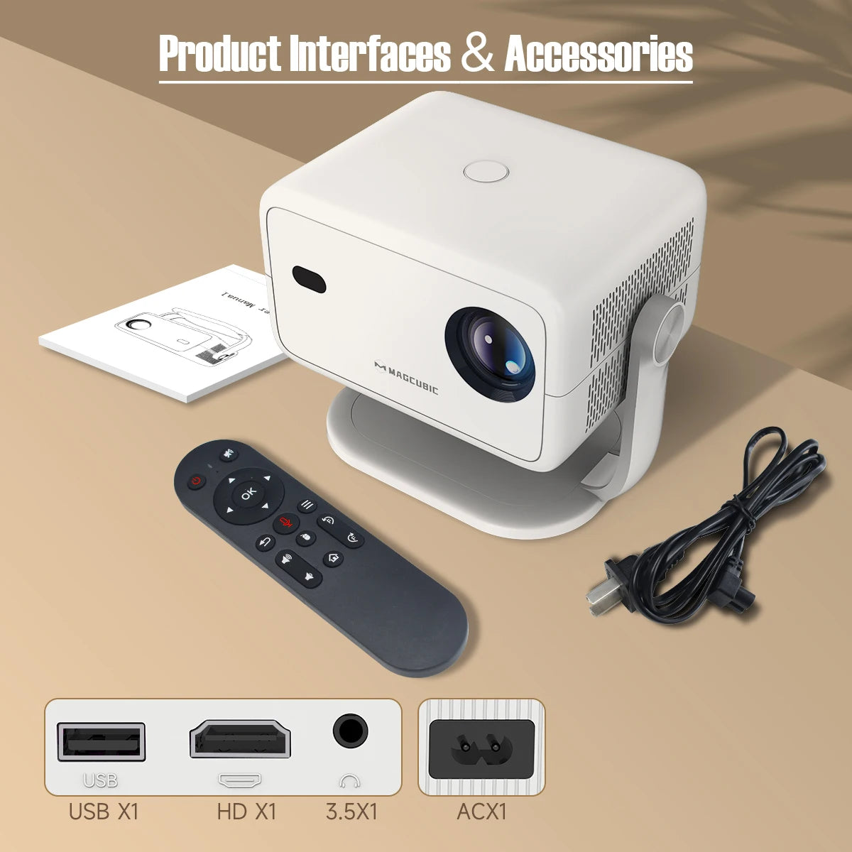 MagCubic 1080P Smart Home Projector