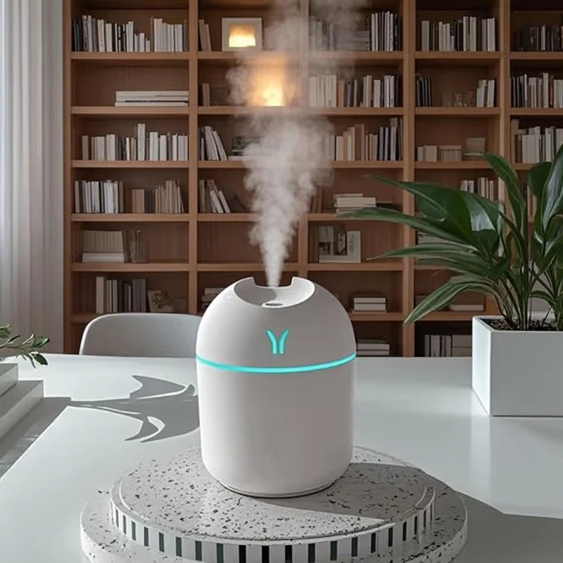 Compact Portable Humidifier and Essential Oil Diffuser for Home and Travel