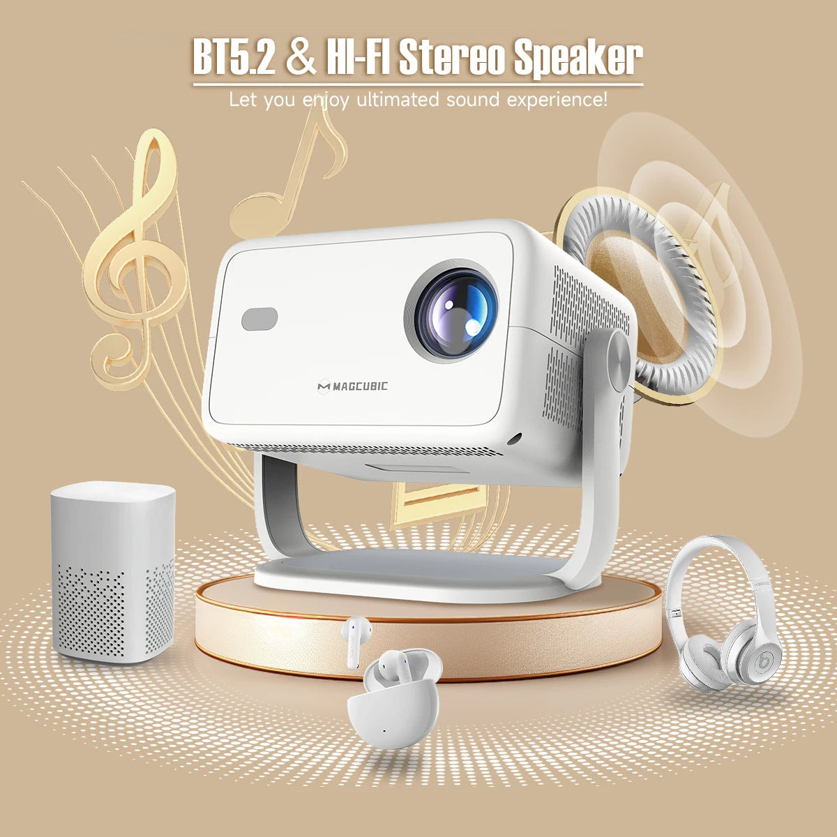 MagCubic 1080P Smart Home Projector