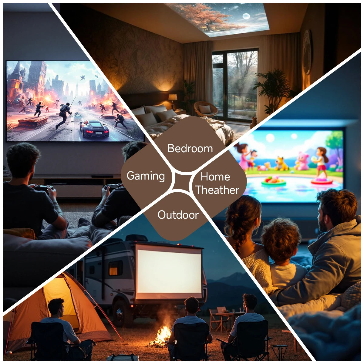 MagCubic 1080P Smart Home Projector