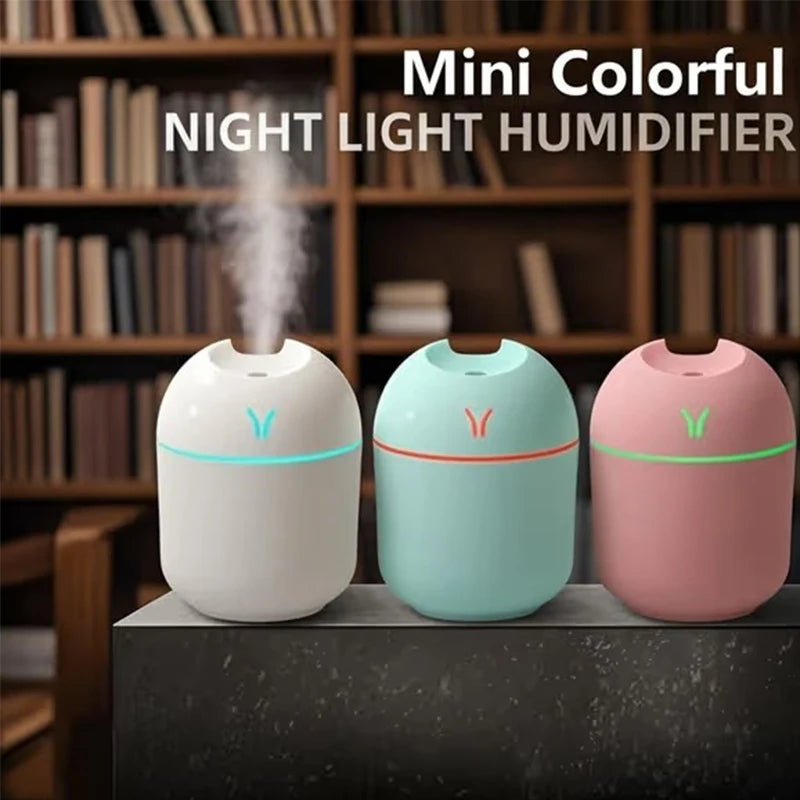 Compact Portable Humidifier and Essential Oil Diffuser for Home and Travel