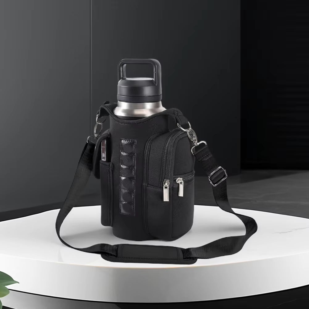 Magnetic Gym Bag Water Bottle Bag Sling Bag Phone Holder Water Bottle Carrier Bag for Men Women Fitness Travel Sports