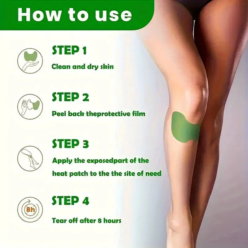 20Pcs Neck, Shoulder and Knee Patch, Acupuncture Patch, Heat Patch, Long-Lasting Warm Knee Patch