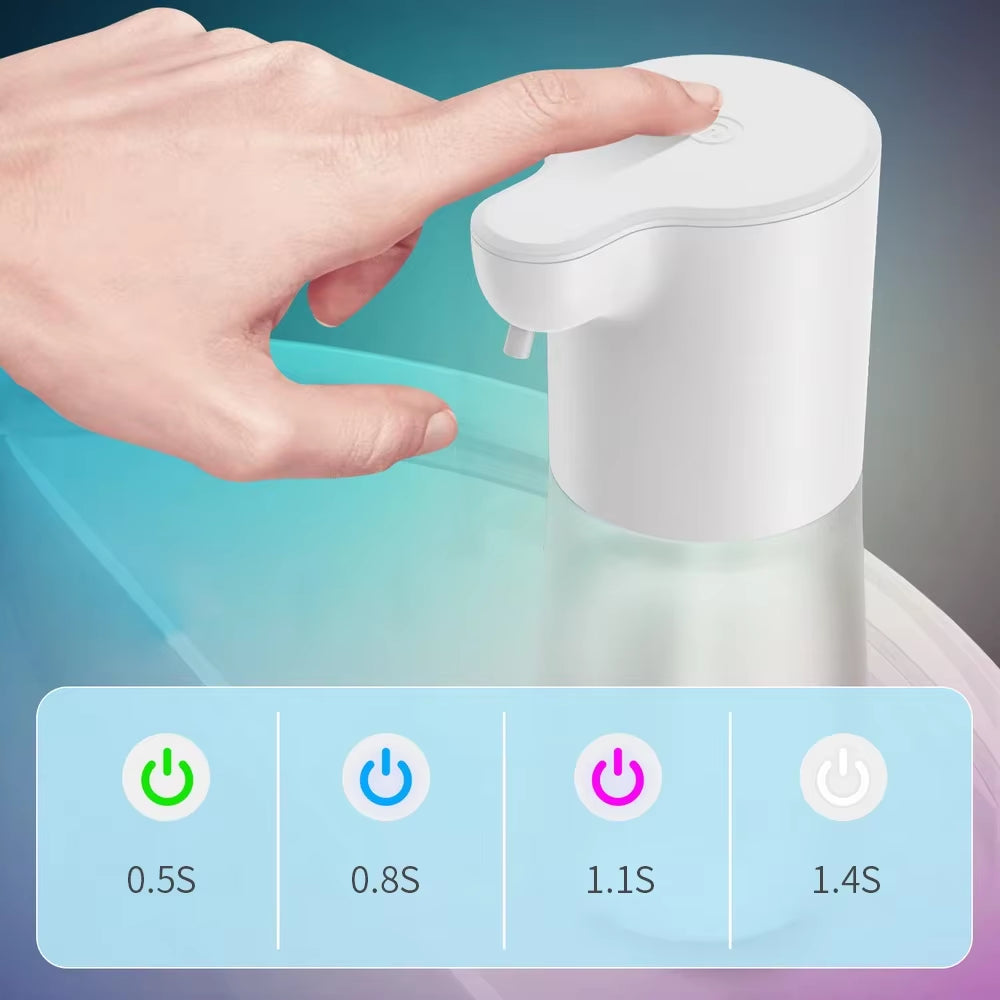 2000Mah USB Charging Automatic Induction Foam Soap Dispenser Smart Infrared Touchless Hand Washer for Kitchen Bathroom