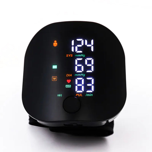 Rechargeable Backlight Wrist Blood Pressure Monitor