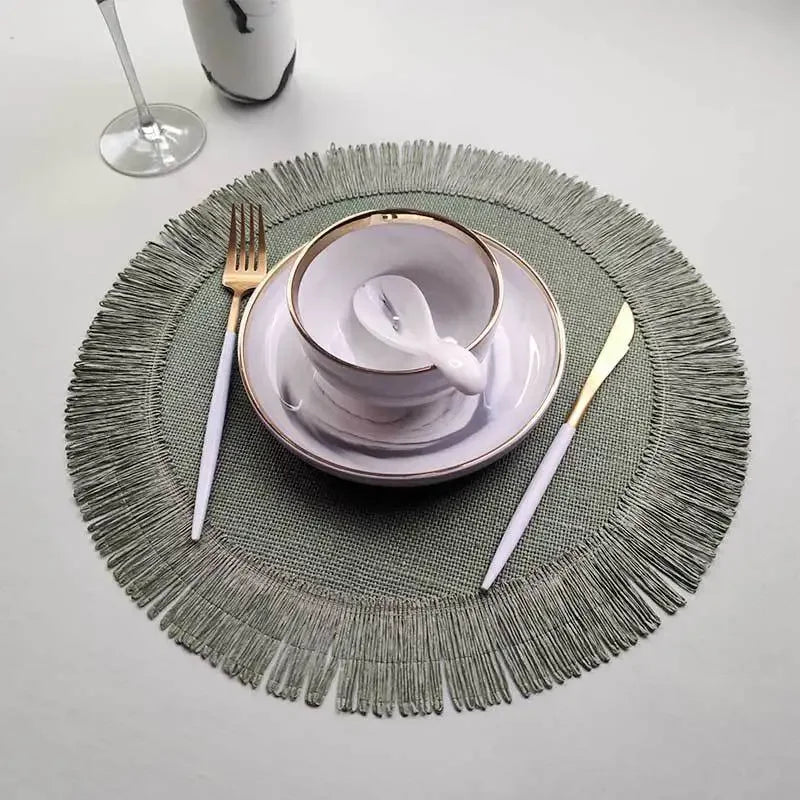 Chic Fringe Table Placemats