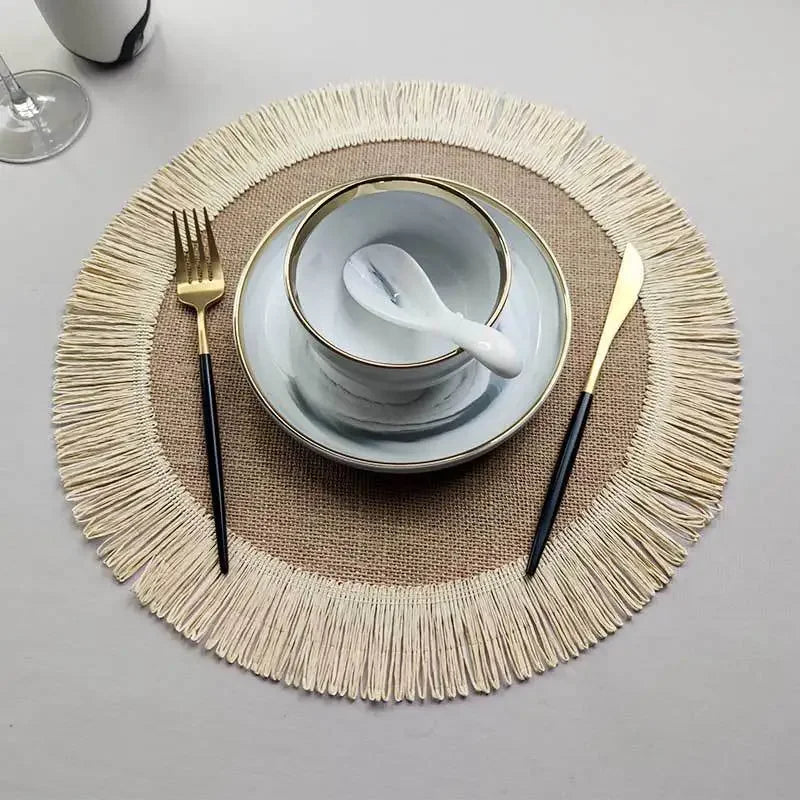 Chic Fringe Table Placemats