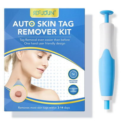 2 in 1 Auto Skin Tag Remover Kit Micro Skin Tag Removal Device Adult Mole Stain Wart Remover Face Care Beauty Tools Dropshipping