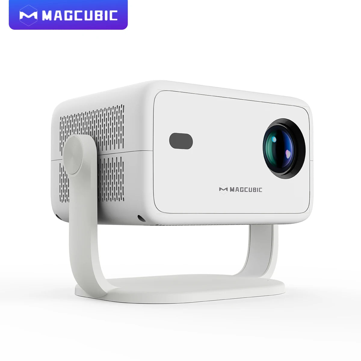 Native 1080P 650ANSI 4K Android 11 L018 360° Projector with Auto Keystone Focus Air Mouse Wifi6 BT5.2 Portable Outdoor
