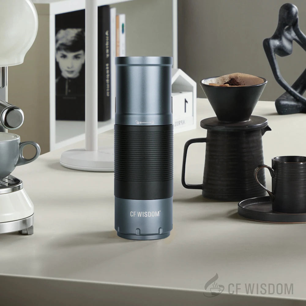 Coffee Accessories French Press  Portable Electric Coffee Grinder Burr Adjustable Precision Mocha Travel Pour Over