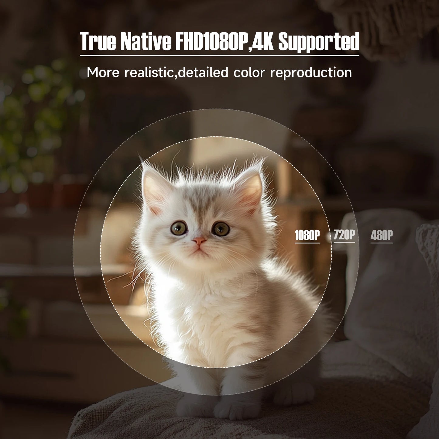 MagCubic 1080P Smart Home Projector