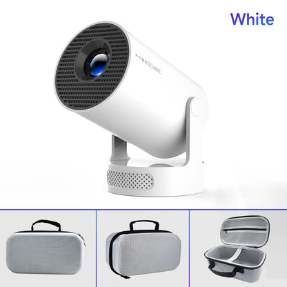 4K HY300 Pro + Projector Built in 5W Speaker 1280*720P Android 11 8000 Lumens Wifi6 BT5.4 Outdoor Portable Projector