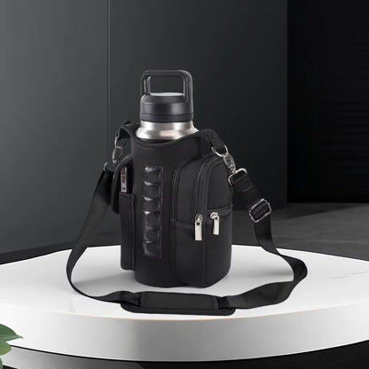 Magnetic Gym Bag Water Bottle Bag Sling Bag Phone Holder Water Bottle Carrier Bag for Men Women Fitness Travel Sports