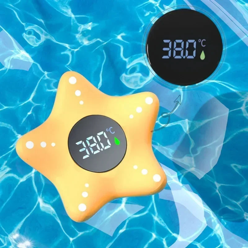 Baby Bath Temperature Meter Floating Digital Water Baby Bath Temperature Meter LED Display Temperature Tester Safety Cartoon