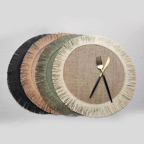 Chic Fringe Table Placemats